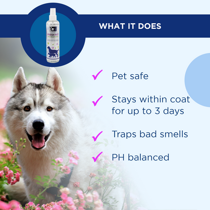 Pet Deodorant Spray Fresh Pet - Stays within coat for up to 3 days